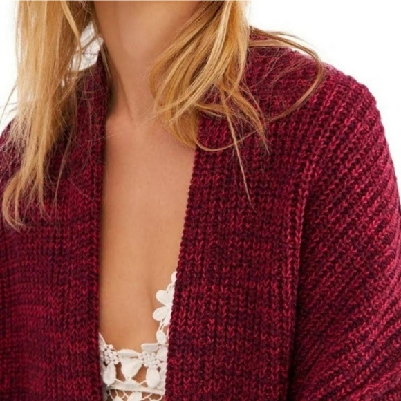 Free People plum blossom combo cardigan - Picture 2 of 7